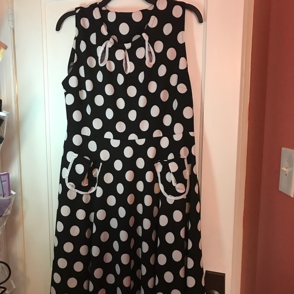 Black dress 2xl - pinup style